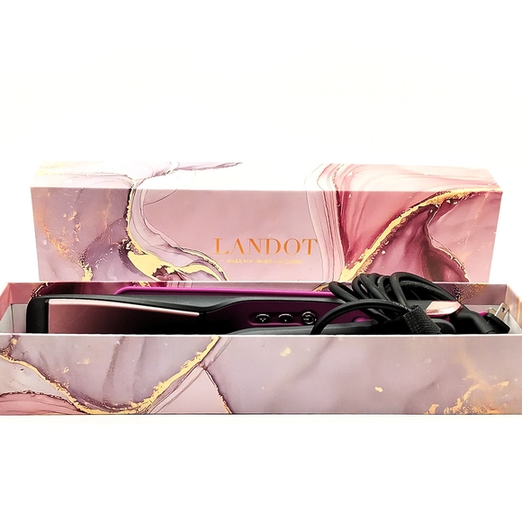 NIB Ion 2 in 1 Flatiron + Twist Curler 1" Professional Curling Iron Kit NWT - Picture 3 of 9